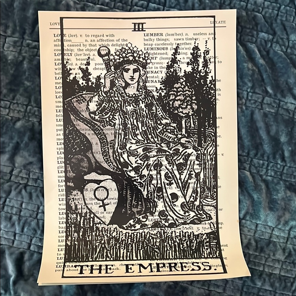The Empress Tarot Art Print